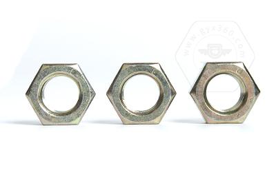  碳钢8级彩锌1型六角螺母GB6170